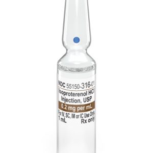 Isoproterenol Hydrochloride Injection, USP